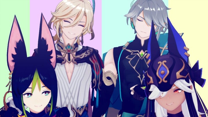 [Genshin Impact MMD] Sumeru F4's RPG!! [Role-playing Game]
