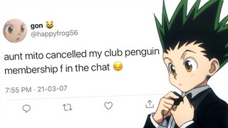 If hxh characters had twitter 2