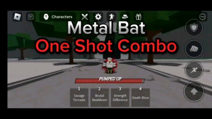 Metal Bat One Shot Combo 🤯 | Strongest battlegrounds