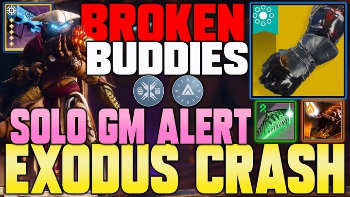 Prisamtic Warlock Getaway Artist Build - Solo GM Alert Exodus Crash - Destiny 2