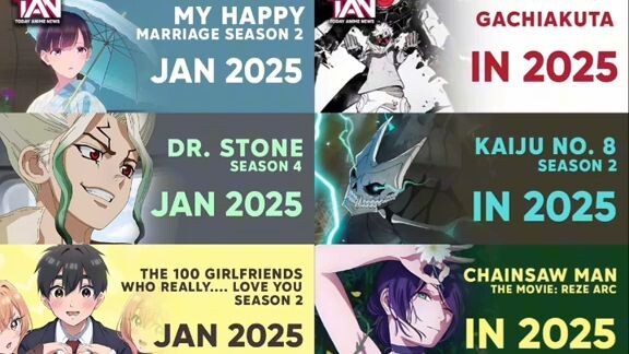 new anime in 2025