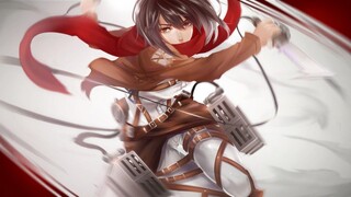 Badas Moment Mikasa 🔥 - Attack On Titan ! [AMV ]