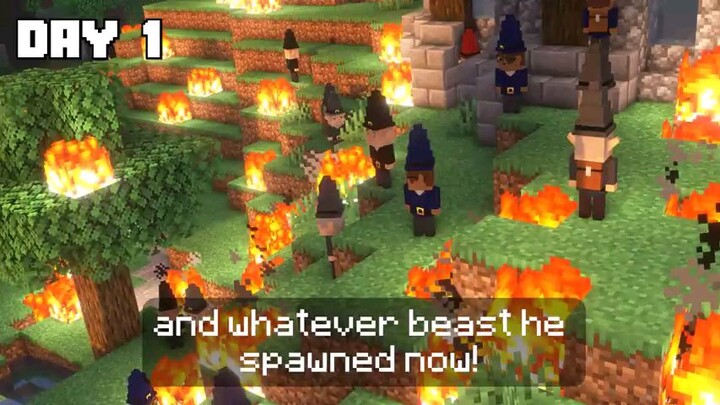 I Survived 100 Days as an ELEMENTAL DRAGON in HARDCORE Minecraft