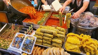 20판씩 팔리는 대파 떡볶이, 12가지 김밥, 대왕 김말이 / The Most Popular Korean Snack! Tteokbokki - Korean Food