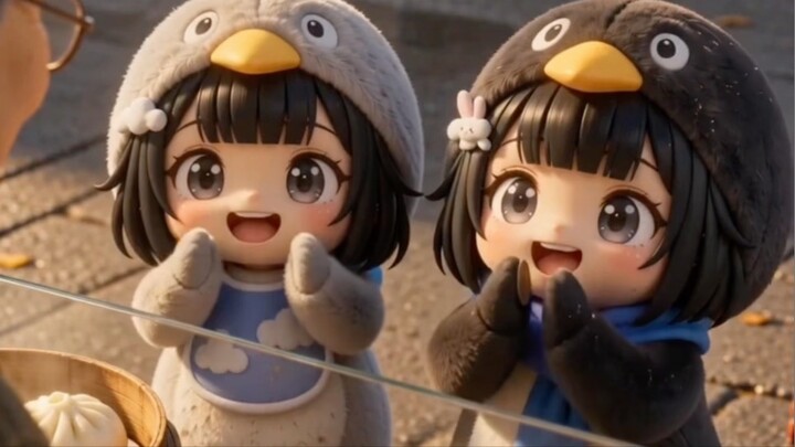 Baby Guga Story EP1.May be happy🐧