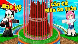 MỀU THỬ THÁCH 24H BẢO VỆ CĂN CỨ BÍ MẬT TRONG MINECRAFT*1 NGÀY REDHOOD NÂNG CẤP NGÔI NHÀ SIÊU AN TOÀN