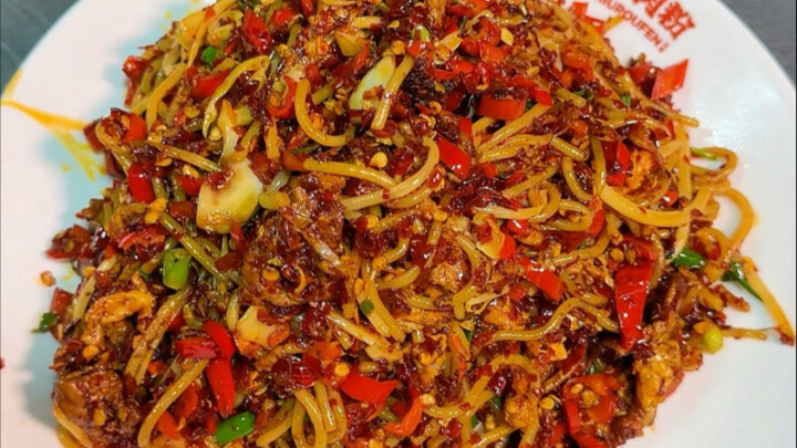 Jiangxi Yichun Spicy Stir-Fried Rice Noodles, #Liao Ji Stir-Fried Rice Noodles