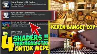 WOW! 4 SHADER MCPE 1.19 / 1.18 Terbaik - Shaders For Mcpe 1.19 - Shaders Non Render Dragon TERBAIK