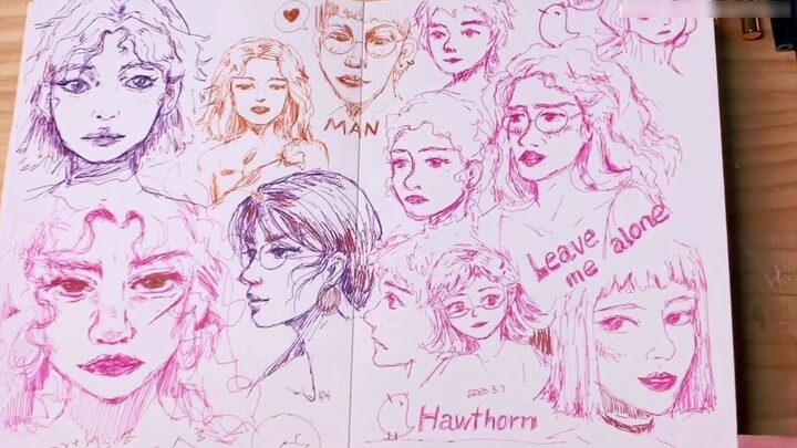 [Fanfanle] 186 gambar yang dilukis dengan tangan dalam 10 bulan, apa yang saya gambar? oleh Hawthorn
