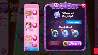 CANDY CRUSH SAGA LEVEL 167 (NEW VERSION)