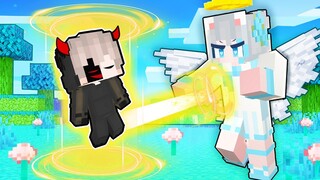 Mèo Simmy THIÊN SỨ TOÀN NĂNG Giải Hóa Lời Nguyền Cho Bé Mưa Ác Qủy Minecraft