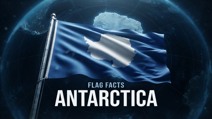Antarctica Flag 🇦🇶 | 3D Animated Flag & Flag Facts