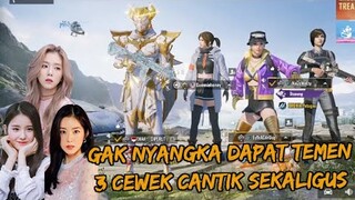 EKSPERIMEN MASUK ROOM PAKAI SKIN ULTIMATE MALAH DAPAT TEMEN 3 CEWEK CANTIK SEKALIGUS - PUBG MOBILE