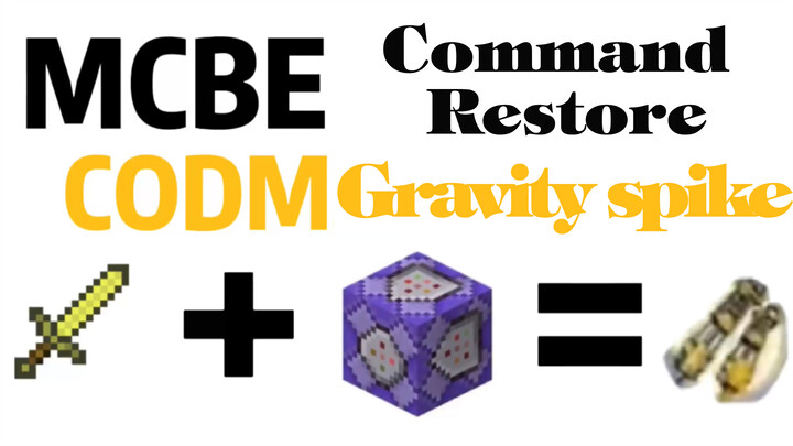 【Gaming】【Minecraft】Recreate Gravity Spikes of CODM with Command Blocks