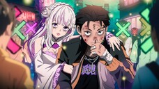 Anime re zero arting life another world MC ini di kuping kocak2 🔥🤣😂( Lycris x AMV)#