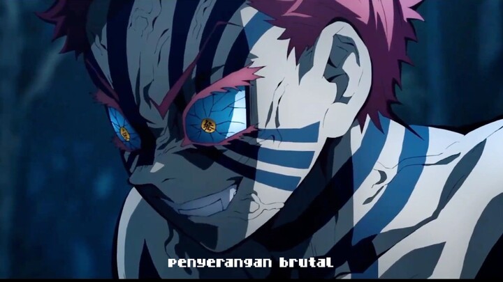 menghancurkan pedang tanjiro tanpa ampun!!