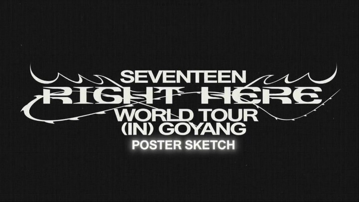 [Right Here in Goyang] Poster Sketch