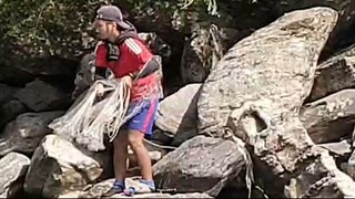 Cast Net Fishing in Nepal | Himalayan Trout Fishing with Handmade Cast Net |