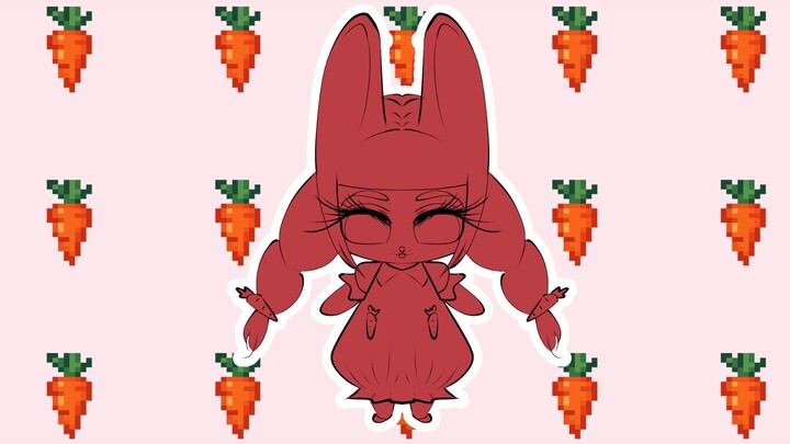 Bunny and carrot (part 1 gambar 🐰🥕)