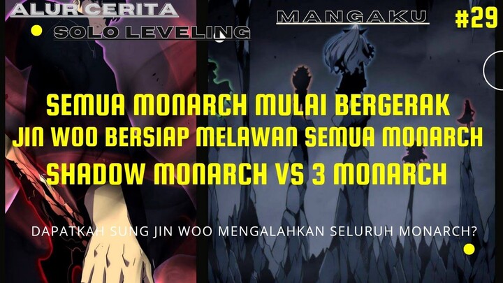 Jin woo melawan semua monarch. OVERPOWER!! ALUR CERITA ANIME MANHWA SOLO LEVELING!!! #29