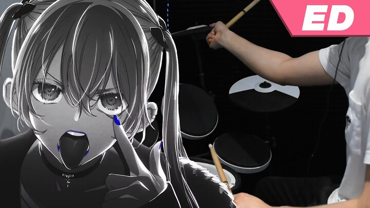 Kakkou no Iinazuke ED -【Shikaku Unmei (四角運命)】by Sangatsu no Phantasia - Drum Cover