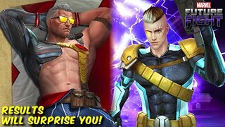 KID CABLE vs SUMMER CABLE is pretty much... a tie?!? lmao - Marvel Future Fight
