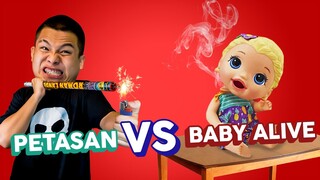 HANCURIN BABY ALIVE PAKE PETASAN ROMAN CANDLE #TOYKILLER