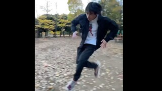 [Ultraman Blazer] Kajiwara Sa (Tashin) menantang moonwalk sideways (Slick back) yang populer Bagian 