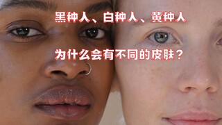 如果人类诞生在非洲，那现在黄色和白色皮肤是怎么来的？