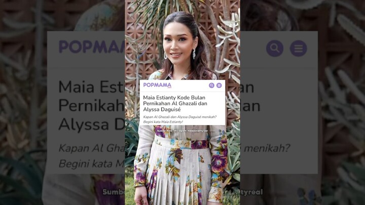 Maia Estianty Kode Bulan Pernikahan Al Ghazali dan Alyssa Daguise #beritaartis #maiaestianty