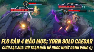 FLORENTINO RANK VÀNG CÂN 4 MẪU MỰC; YORN TỐC BIẾN SOLO CAESAR TRONG TRẬN ĐẤU HỀ NHẤT RANK VÀNG :))