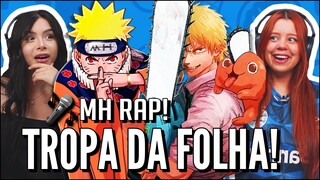 JOVENS REAGEM A MHRAP - TROPA DA FOLHA, JUTSU E VIBE DENJI (Chainsaw Man)