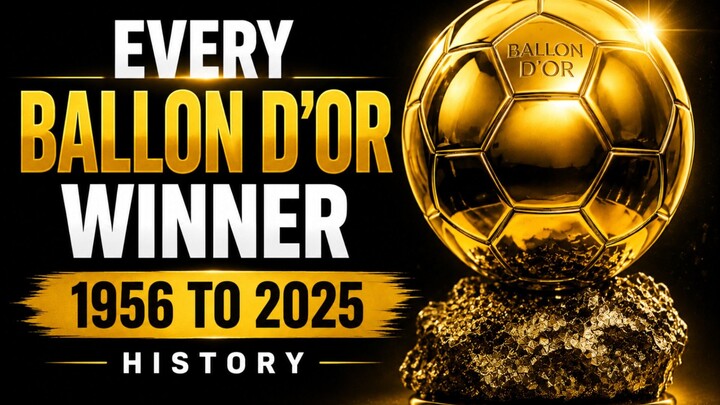 The Complete Ballon d'Or History (1956-2025) 🐐🏆 #messi  #ronaldo #neymar