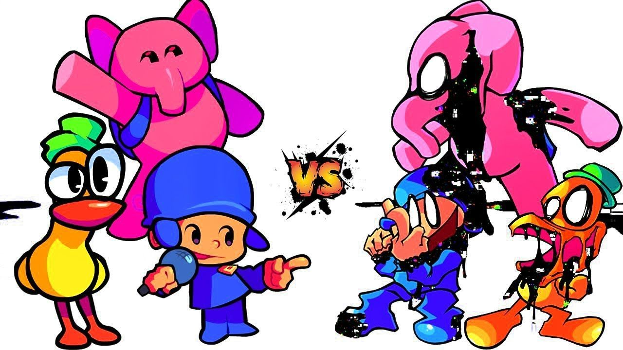 Friday Night Funkin' Normal Pocoyo VS Pibby Pocoyo - BiliBili