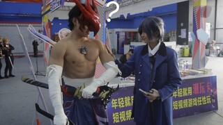 猛男再一次来到漫展，没想到小姐姐们居然…