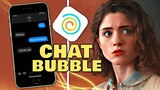 chat bubble edit tutorial for tiktok, reels | funimate tutorial