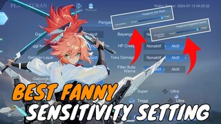 BEST FANNY SENSITIVITY SETTING AND CONTROL | FANNY GAMEPLAY 2024 | MLBB