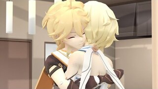 【MMD X  Genshin Impact】 30 secs Hug For Lumine