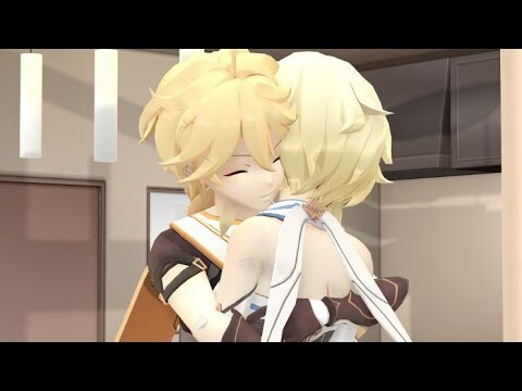 【MMD X  Genshin Impact】 30 secs Hug For Lumine