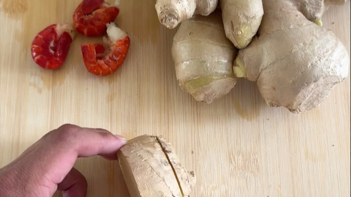 Ginger cos lobster tail