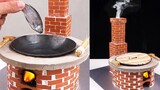 【Life】【Craft】Building a mini stove with mini bricks