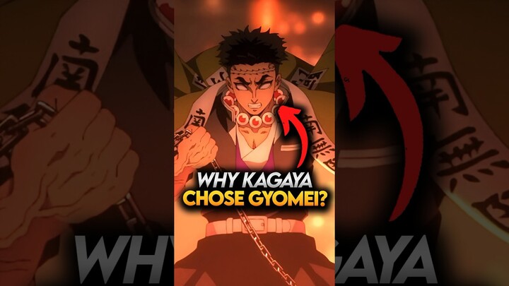 Why Kagaya Ubuyashiki Chose Gyomei instead of any Other Hashira? Demon Slayer Explained #shorts