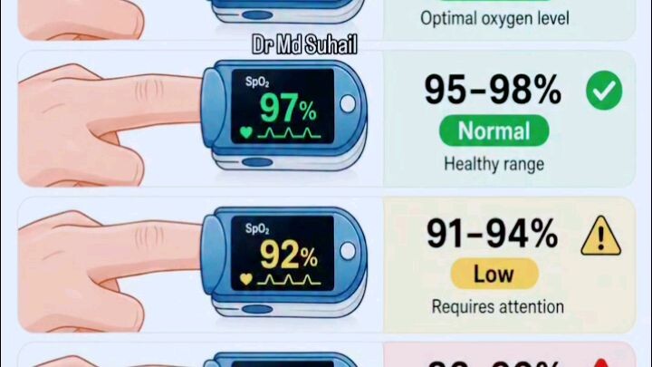 your oxygen saturation normal? #oxygen #Pulseoximeter #dailyusemedicine #doctor #medicine #viral