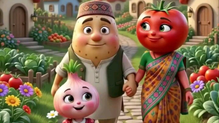 Kali hoti hai vo paav hoti hai,  uski maa tamatar hoti hai,  bacha pyaaz.😂🧅🍅