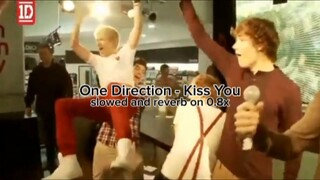 One Direction - Kiss You (slowed + reverb on 0.8x)
