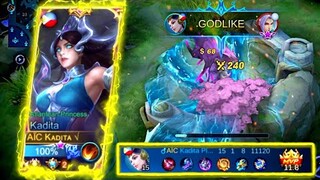 KADITA BULLIED HARLEY AND LING IN RANKED GAME?!! | TOP GLOBAL KADITA | MLBB