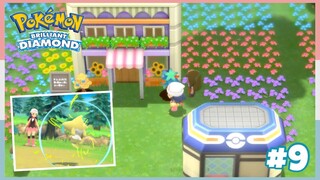 Exploring Floaroma Town & Jirachi Joins The Team In Pokemon Brilliant Diamond #9 *No Commentary*