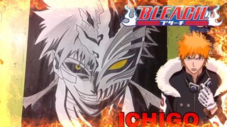 CARA MUDAH MENGGAMBAR ANIME BLEACH KUROSAKI ICHIGO