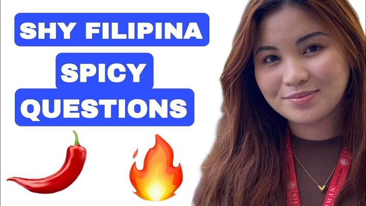 🇵🇭 Filipinas Prefer Bareback So She Feels it 😮 Spicy Questions Random  Girls | #Philippines #vlog