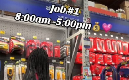 TikTok: American folks document their daily routines of clocking in for two or three jobs.
